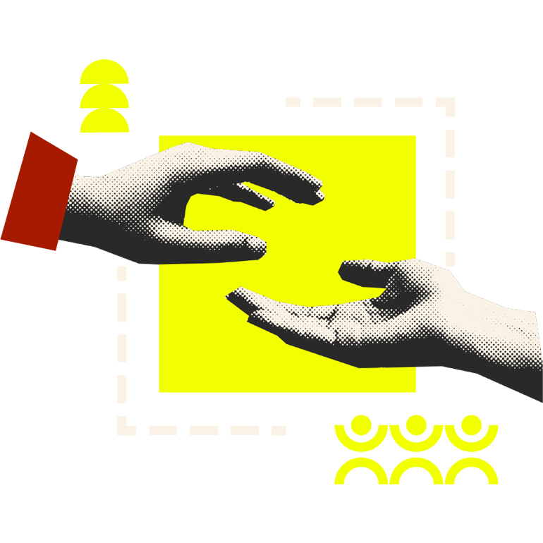 Response icon - two hands