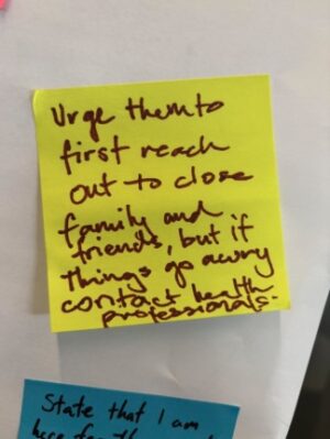 Alternative First Responders | Reach out and ask